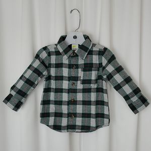 Crazy 8 Long Sleeve Flannel Plaid Shirt